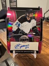 2025 Leaf Metal Women of Sport Natalie Spooner #/3 Auto - Team Canada Hockey