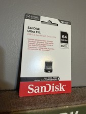 SanDisk Ultra Fit 64GB USB 3.2 Gen 1 Flash Drive SDCZ430-064G-A46 NEW Sealed