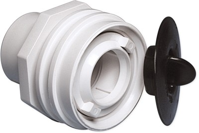 Waterway Flush Mount Return Ftg W/ Plaster Plug 1In Socket 400-9190P