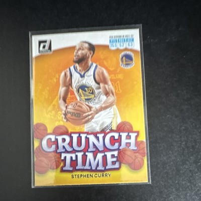 Panini 2022-23 Donruss Stephen Curry Crunch Time Insert #4 Warriors 