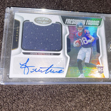 Panini 2022 Certified John Metchie III Freshman Fabrics RC Auto #196/299