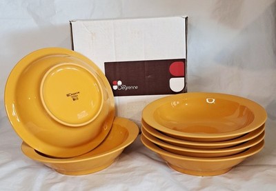 Guy Degrenne Terra Steinzeug Runde Schalen Verpackt - 6 Stück - Kreuzkümmel 7,8'' D 2015