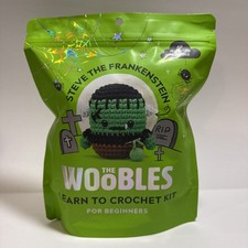 New The Woobles learn to Crochet kit "Steve the Frankenstein" Halloween