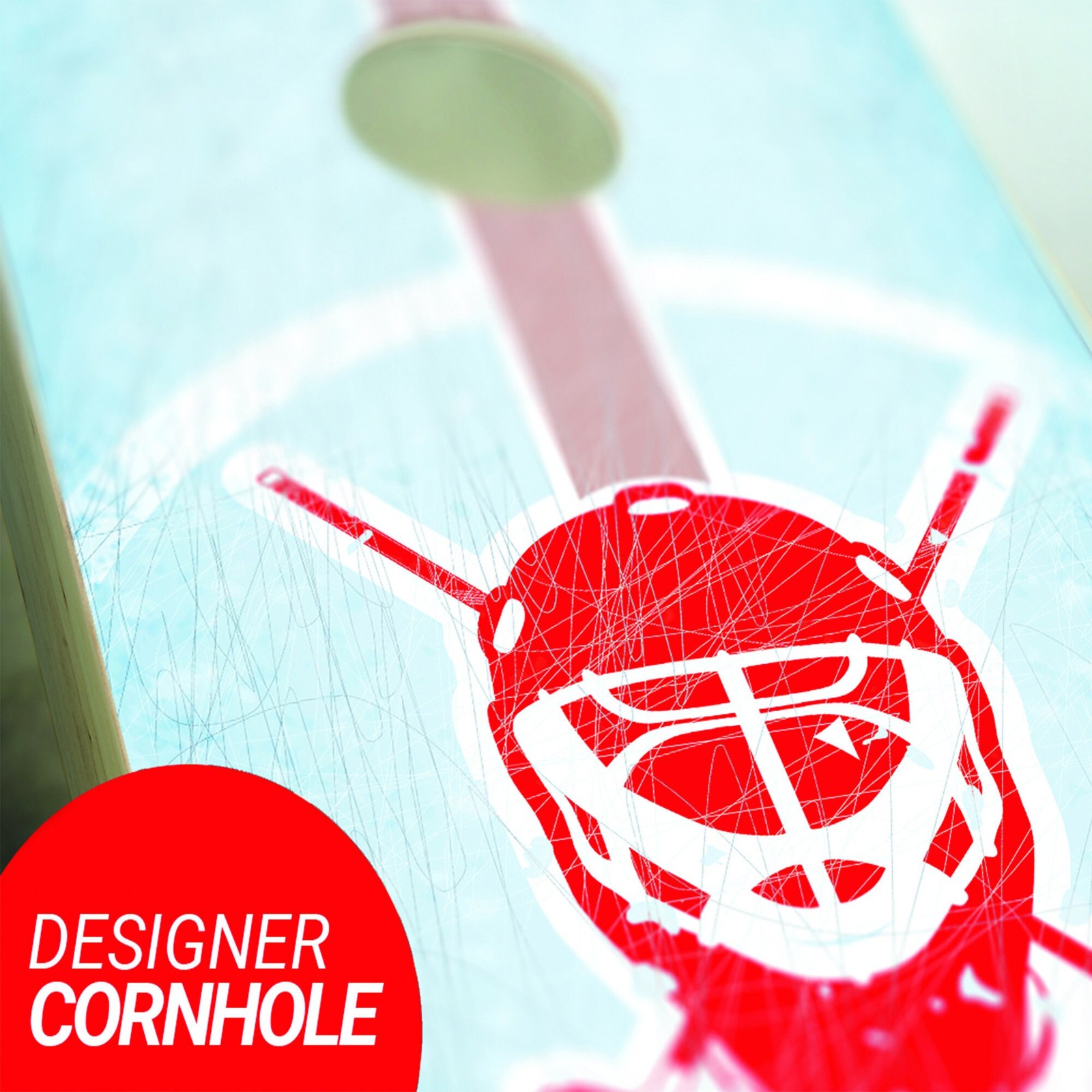 Ice Hockey Cornhole Boards Skips Garage Tailgate Game Outdoor Set Bags