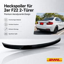 Heckspoiler M Sport Gl�nzend Heckfl�gel Verkleidung f�r BMW 2er F22 14-20