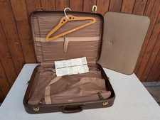 Koffer Mädler Aviatic Vintage Leder Reisekoffer Retro Weekender Mid Century 60er
