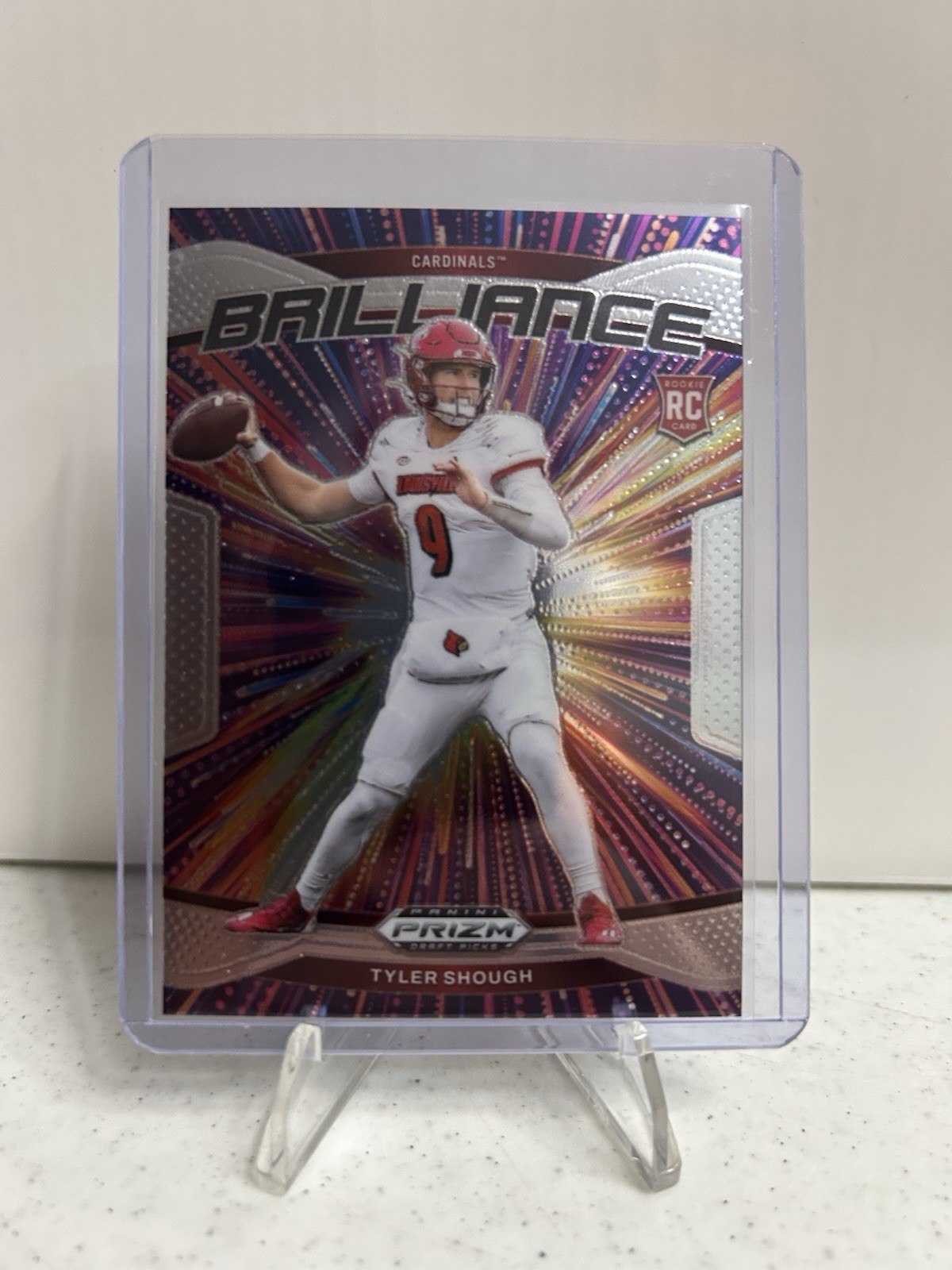 2025 Prizm Draft Picks Tyler Shough Brilliance RC MINT