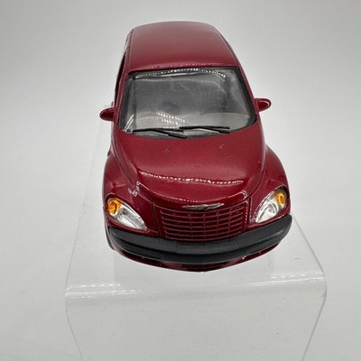 PT CRUISER ミニカー 1:32 Chrysler PT Cruiser Diecast Model Car Burgundy Red Opening