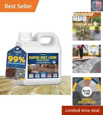 Super Wet Look Stone Sealer 32oz/946ml Upgarde  Durable  Long-Lasting Prote...