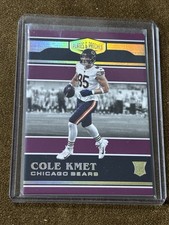COLE KMET RC 2020 PANINI PLATES PATCHES /35 PURPLE ROOKIE