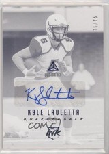 2018 Panini Luminance Rookie Ink Blue 75/75 Kyle Lauletta #RI-KLA Auto 0f3