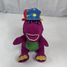 Fisher-Price Silly Hats Barney Plush Vintage 2001 Sings READ - DOES NOT WORK