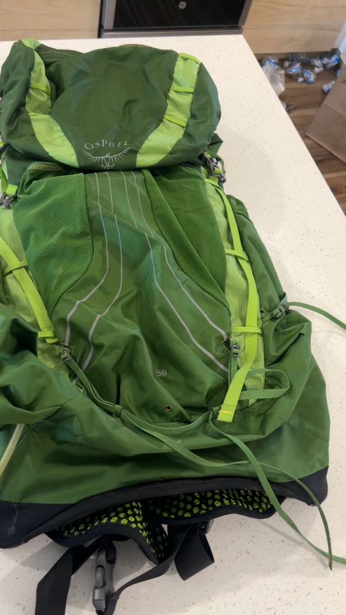green large men's osprey backpack 2013 Kestrel 58L Backpacking Backpack, Bonsai Green, L/XL : Sports & Outdoors tuned fit Osprey Backpack Green Laptop Hiking