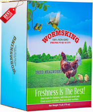 Dried Mealworms 11lb Non GMO High Protein Treat for Chicken Duck Birds US