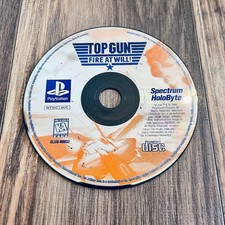 Top Gun Fire at Will! (PlayStation 1 PS1, 1996) Disc Only, Tested - SHIPS FREE!