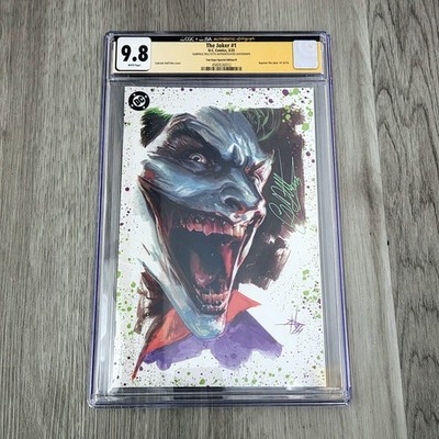 The Joker #1 Variant B Signed By Gabriele Dell Otto CGC 9.8 Fan Expo Exclusive 