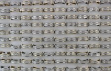Wholesale Lots 32pcs Mixed Stainless Steel For Men Women Filled Rhinestone Rings