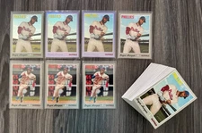 HUGE 2019 Topps Heritage #534 BRYCE HARPER LOT Chrome Variation Action Team Name
