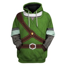 Personalized Knights of Skyloft Green Hoodie Sweatshirt Sweatpants Cosplay