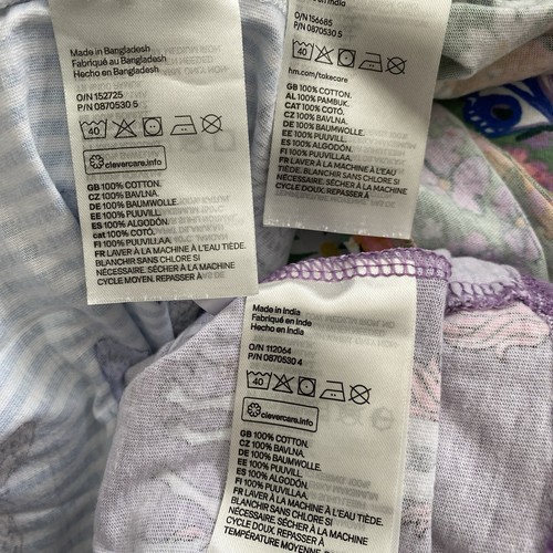 Bundle of 3 Girls Patterned Jersey Dress Butterfly Floral Unicorn Print Sz 8/10 - Bild 10 von 11