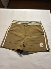 Vintage 60s Jantzen The Expandables brown Shorts Swim Suit Trunks Men's Size 36