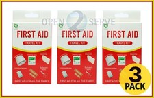 3x Travel First Aid Kit- Emergency Medical Supplies Home | Car | Sport | Camping