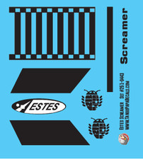 Estes Screamer Decals (0802)