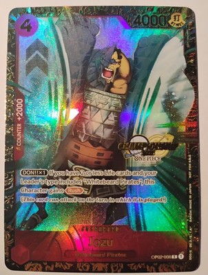 Jozu (Championship 2023) PR One Piece Promotion Cards OP02-008 NM Proxy