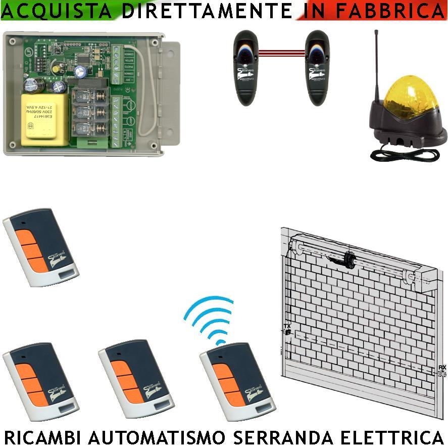Centralina Sicurezza Serranda Radicom Rolling Code Fotoc Lamp - 1