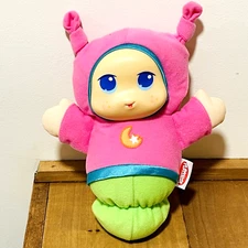 Playskool Glo Worm Pink Musical Lullaby 2009 Hasbro Girl WORKS