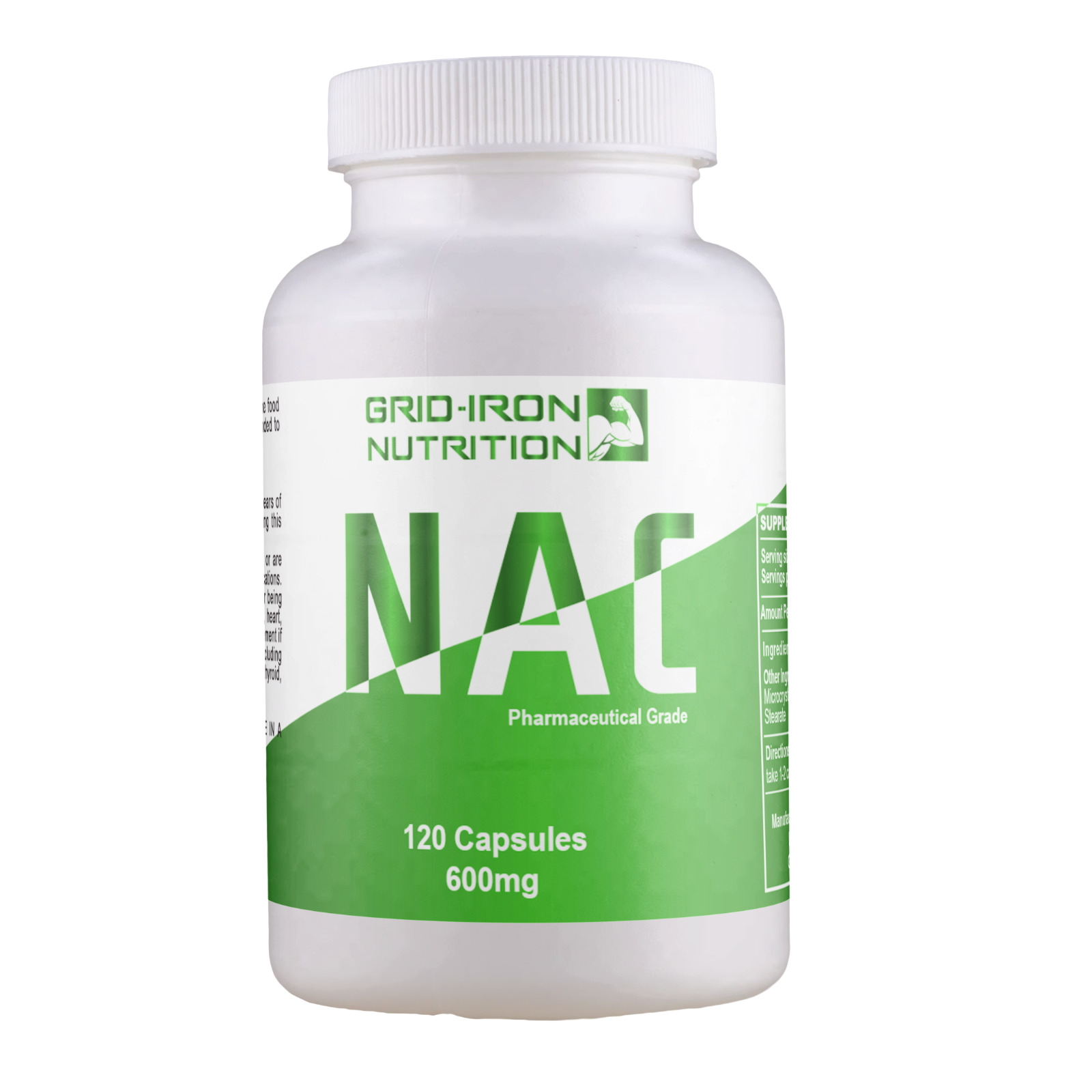 NAC - 600mg per serving (120 servings) N-Acetyl- L-Cysteine