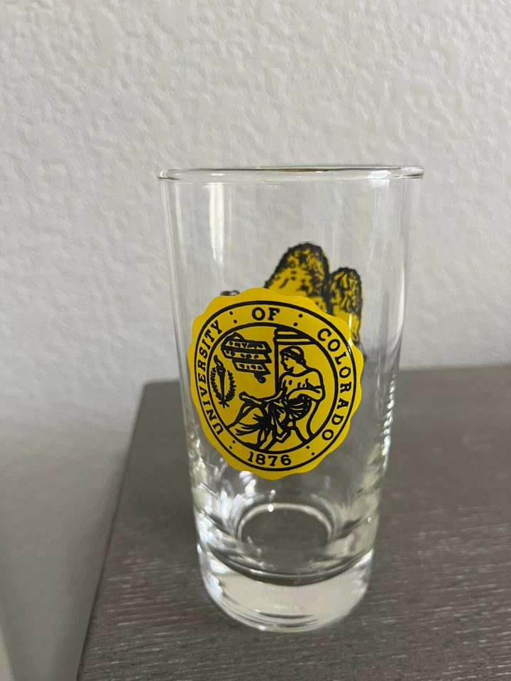 Vintage CU Buffaloes 5.5'' Glass - University of Colorado - Image 2 of 3