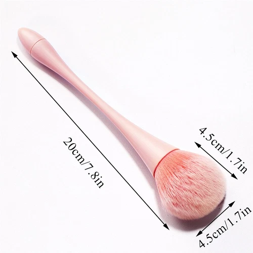 Large Soft Beauty Powder Big Blush Brush Foundation Make Up Tool Cosmetics UK - Picture 13 of 21