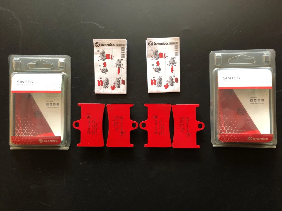 2 X Pastillas de freno delanteras Brembo 07YA23SA Yamaha YZF-R1 -M año 2015-2024 RN32-49-65 - Imagen 2 de 2