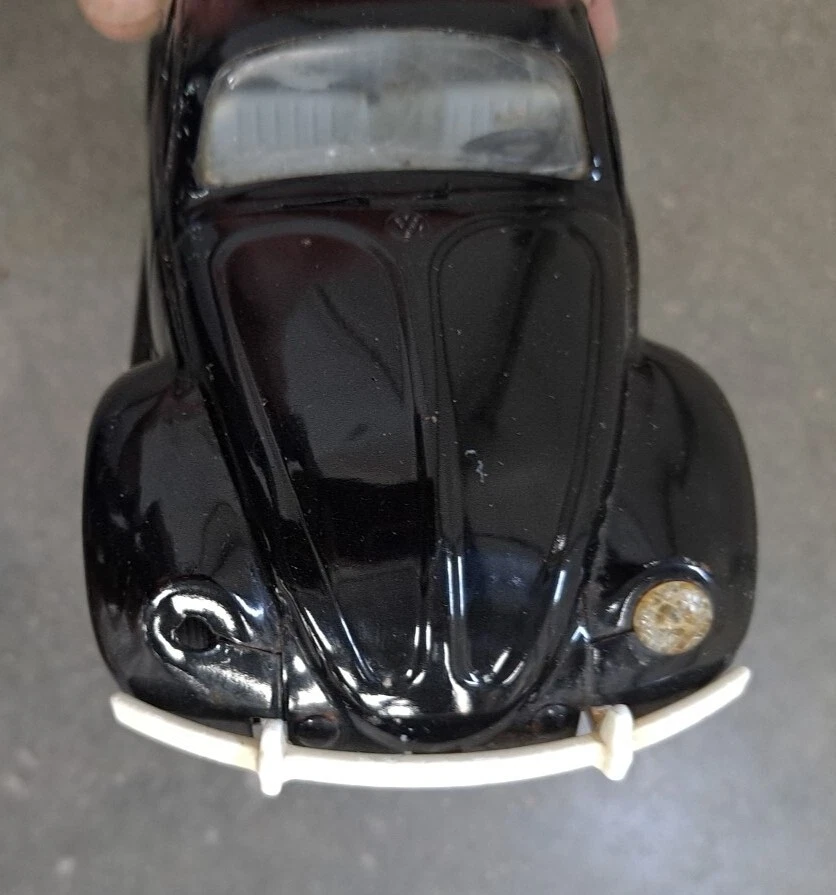 Volkswagen Tonka 1967 negro VW Bug No. Acero prensado 52680 ¡BONITO! ESTADO!! Foto 4 de 4