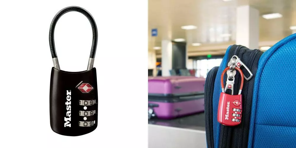 Master Lock 4688D Set Your Own Combination TSA 1 Pack Assorted