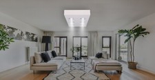 Lampadario  Cartongesso  Verniciabile Con 6 Faretti  E Kit Per Installazione 