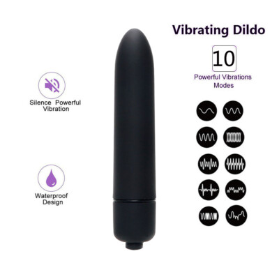 handlicher masturbator mit vibro bullet 9 cm Oninder Berlin Bullet Vibrator Schwarz 9 Modi 8,5 X 2 cm - Kostenlose App main image 1