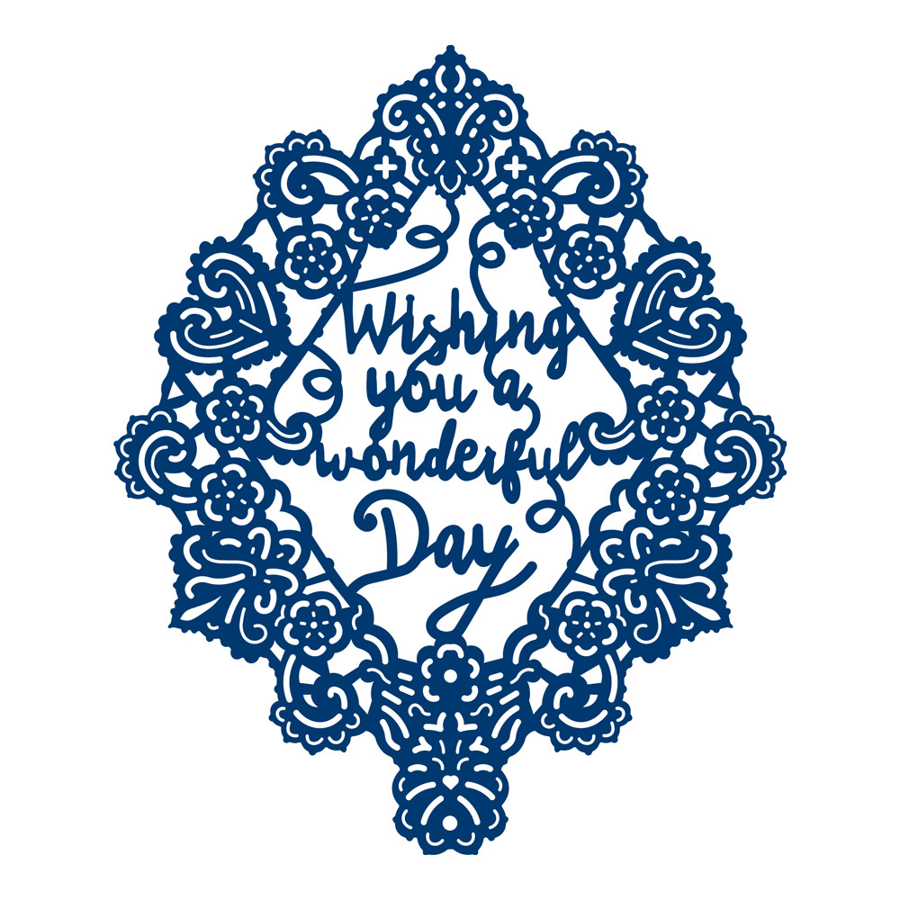 Tattered Lace TOTALLY ENTWINED BIRTHDAY Die Set - TLD0322 - FREE UK P&P