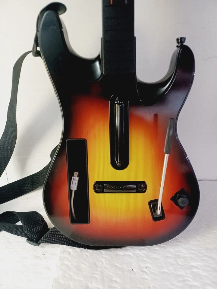 Nintendo Wii Red Octane Sunburst FULLY TESTED Guitar Hero Controller 95911.805  - Image 2 of 4
