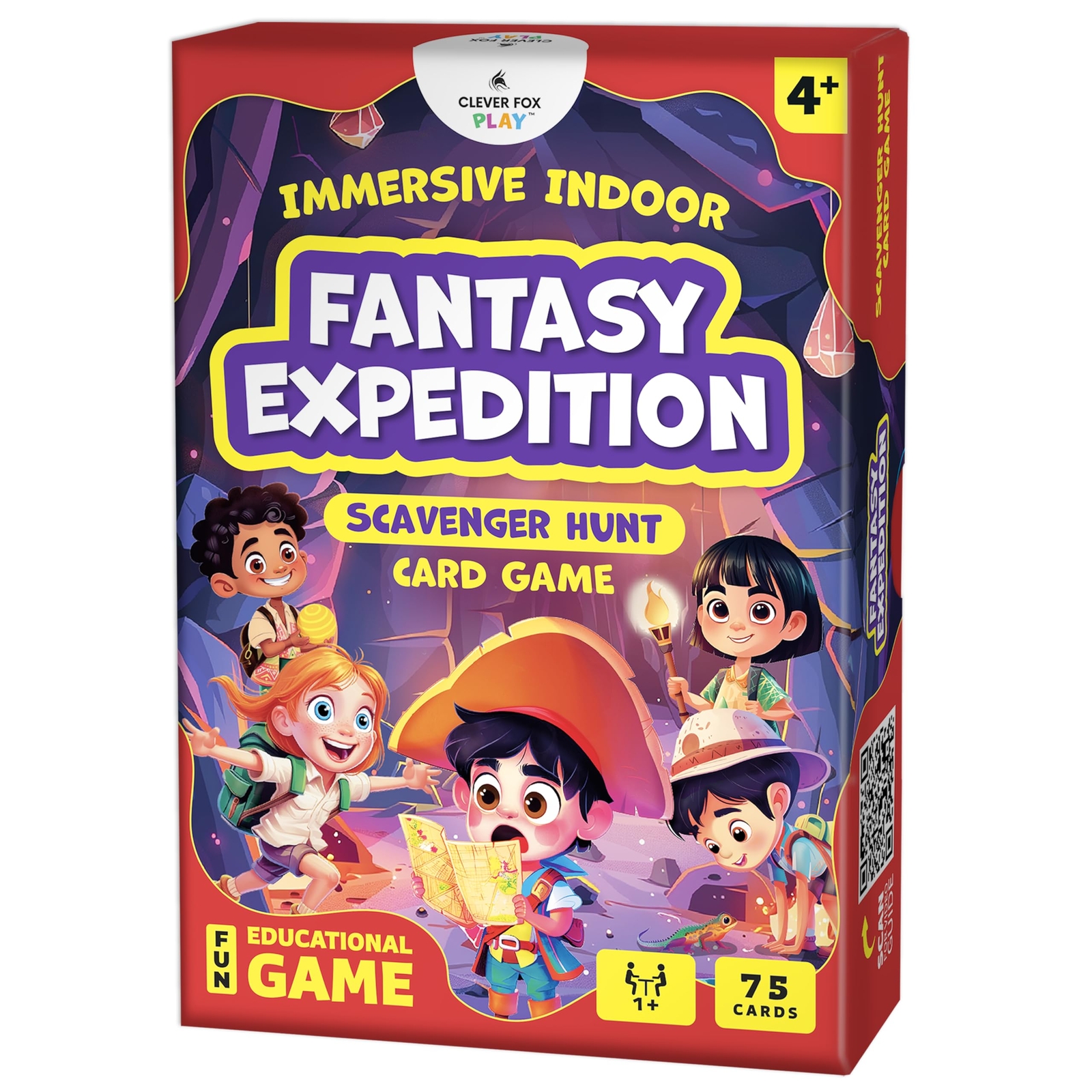 Fantasy Expedition – Immersive Indoor Scavenger Hunt Card Game for Kids Ages ...