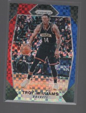 TROY WILLIAMS 2017-18 PANINI PRIZM RED WHITE BLUE PRIZMS CARD #259