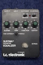 t.c. electronic Sustian + Parametric Equalizer Guitar Effects Pedal