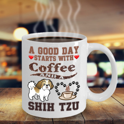 Shih Tzu dog,Chinese Lion Dog,Chrysanthemum Dog,Tzu dog,Shih Tzu,Cup,Coffee Mugs