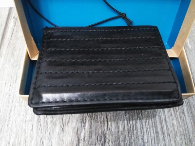 An Original Penguin ~By Munsingwear leather Flip / fold Card Case