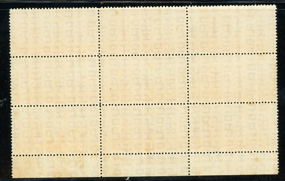 China 1940 correo aéreo emisión 25¢ Hong Kong marca de agua bloque Scott #C22 MNH U318 Foto 2 de 4