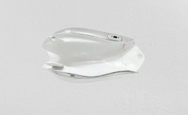 ADATTO PER SERBATOIO BENZINA YAMAHA XT TT 500 ACCIAIO VERNICIATO BIANCO MODEL... Foto 4 de 4