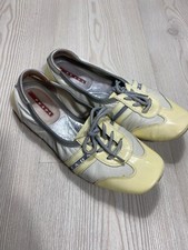 Zapatos planos de ballet Prada de cuero para mujer talla marcada 37 pero corren un poco más grandes