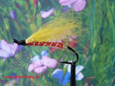 Lachsfliege '' Red Eagle '' 3er Set