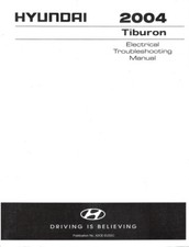 2004 Hyundai Tiburon Oem Factory Electrical Troubleshooting Manual A2ceeu35c